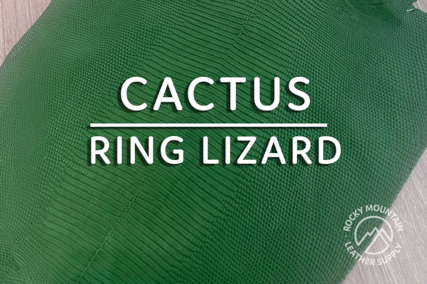Ring Lizard - Matte - Exotic Leather