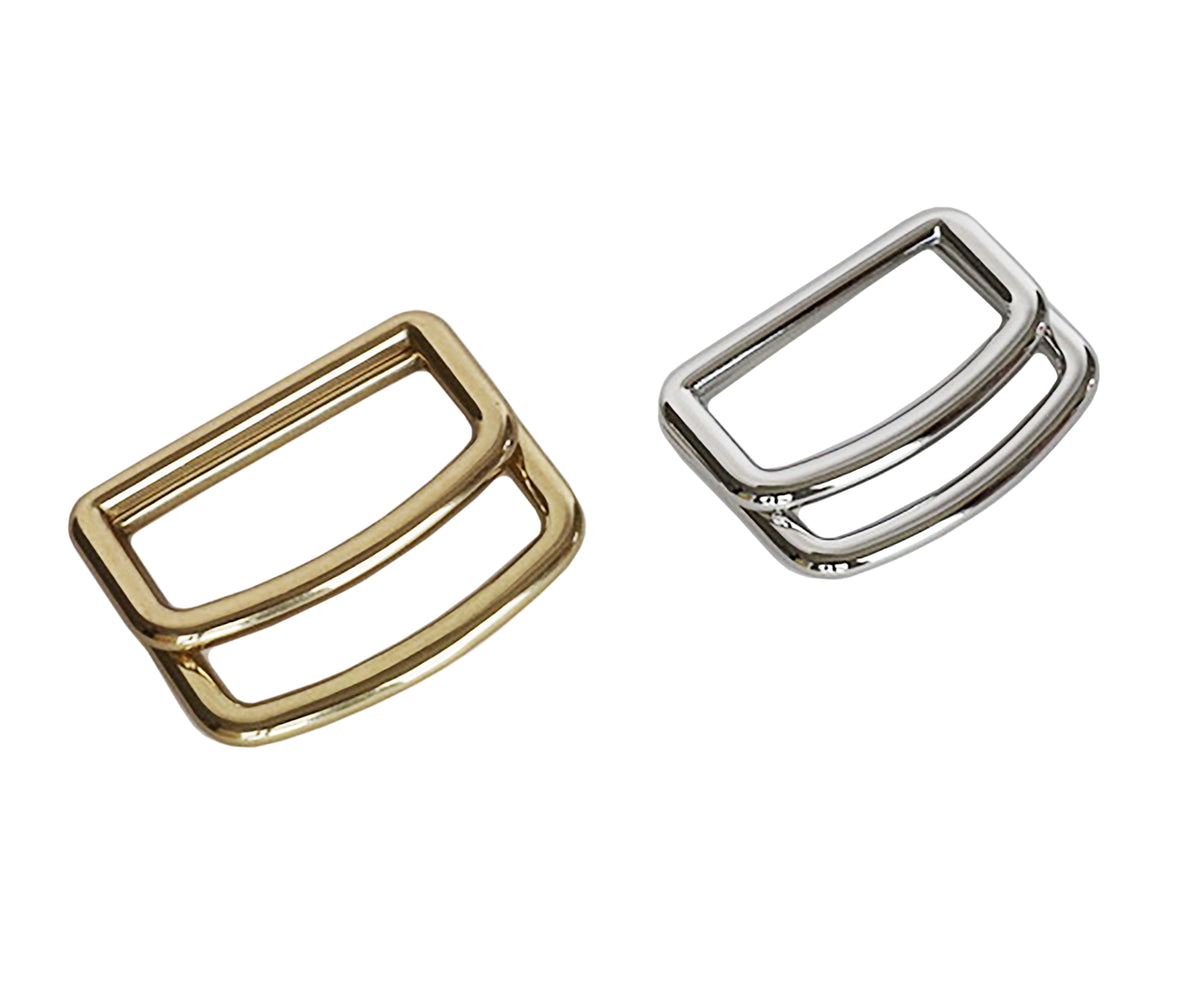 Belt Buckles - Italian  "Nomad" Over Under (Solid Brass)
