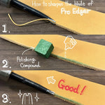 Oka Factory - Japanese Pro Grooved Edge Bevelers - 4 Sizes