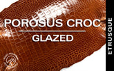 Porosus Crocodile - Farm Raised (Top Quality) - Luxury Skins - Glazed Etrusque