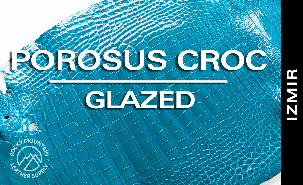 Porosus Crocodile - Farm Raised (Top Quality) - Luxury Skins - Glazed Izmir