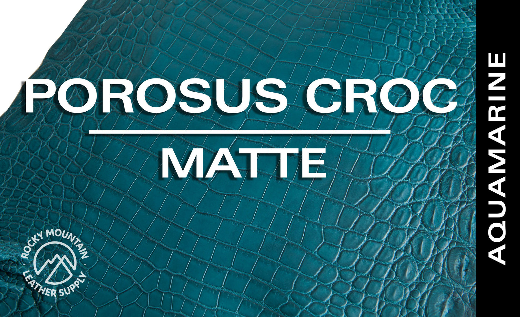 Porosus Crocodile - Matte - Farm Raised / Luxury Skins (35-39cm)