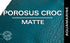 Porosus Crocodile - Matte - Farm Raised / Luxury Skins (25-29cm)