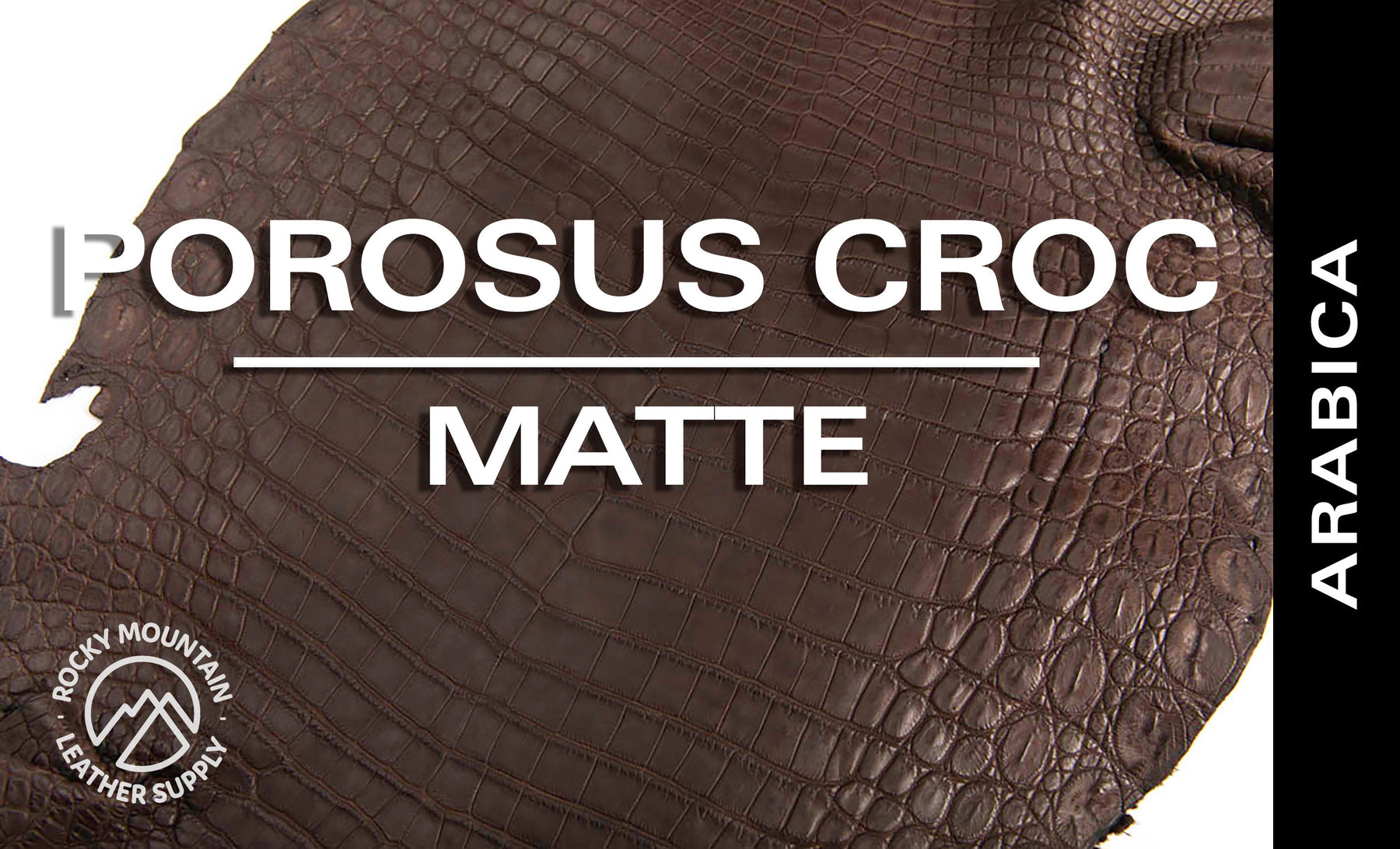 Porosus Crocodile - Matte - Farm Raised / Luxury Skins (35-39cm)