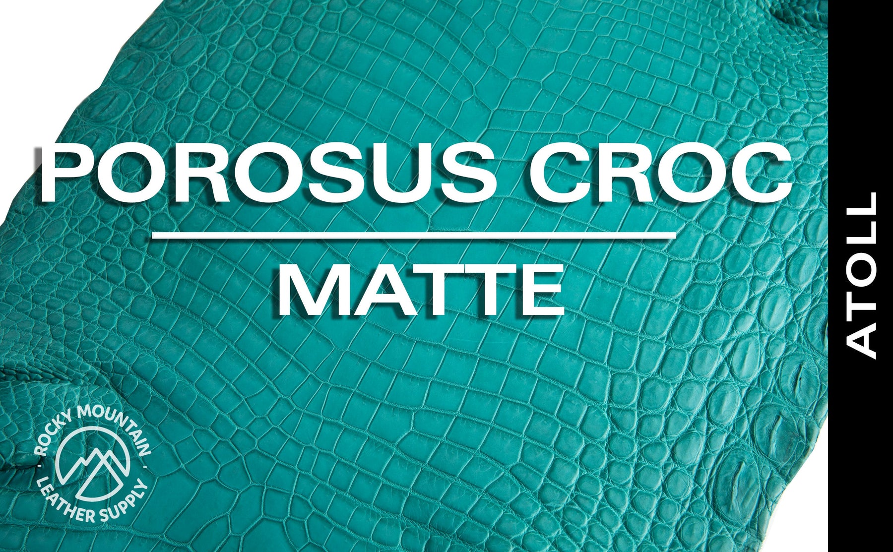 Porosus Crocodile - Matte - Farm Raised / Luxury Skins (35-39cm)