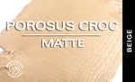 Porosus Crocodile - Matte - Farm Raised / Luxury Skins (35-39cm)
