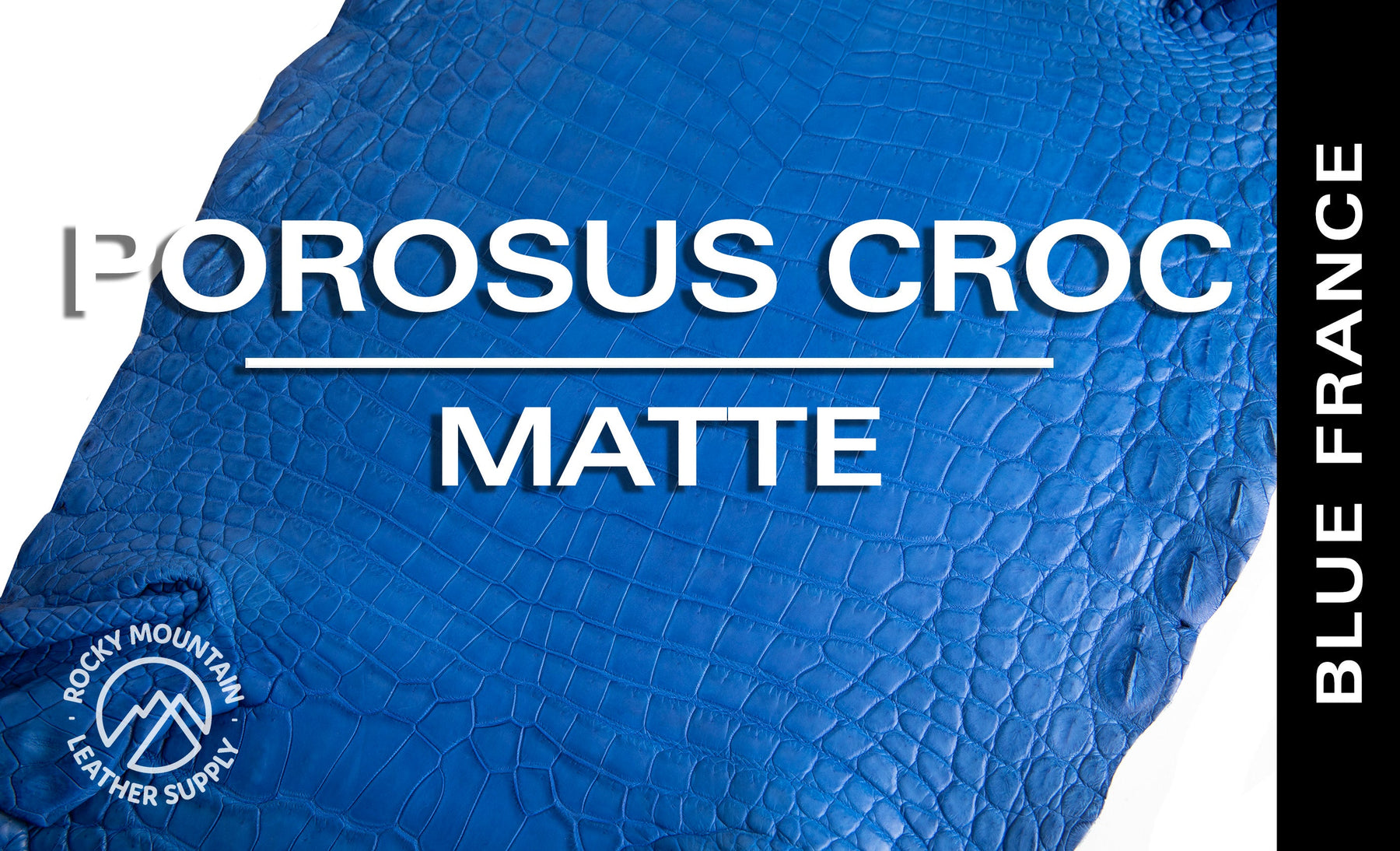 Porosus Crocodile - Matte - Farm Raised / Luxury Skins (35-39cm)