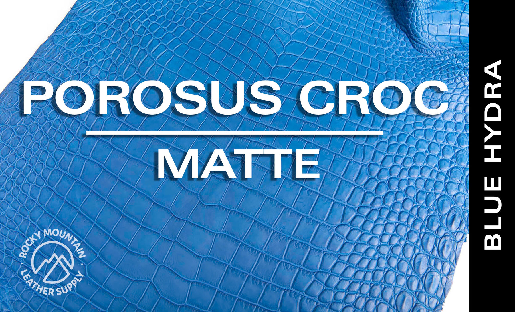 Porosus Crocodile - Matte - Farm Raised / Luxury Skins (35-39cm)