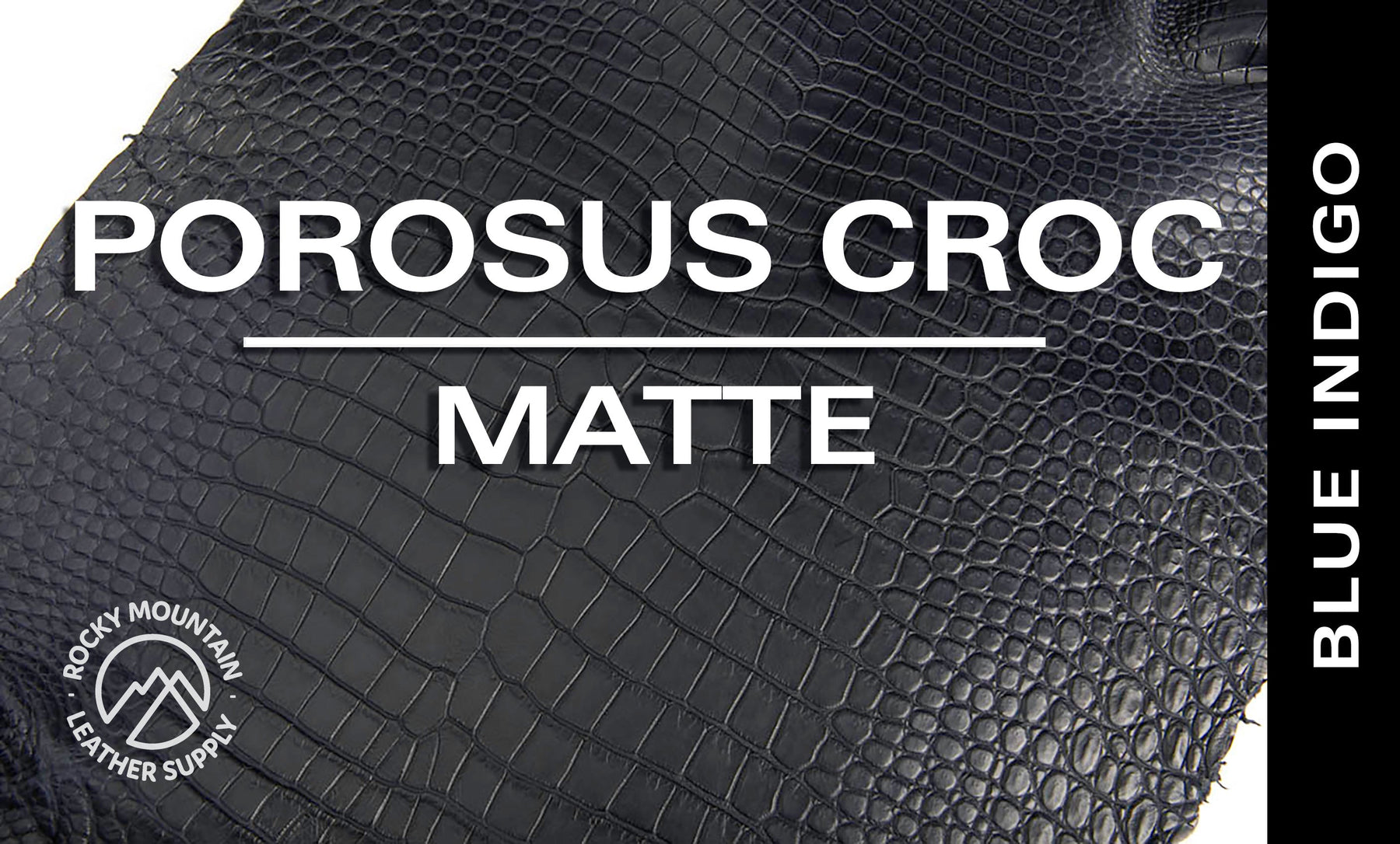 Porosus Crocodile - Matte - Farm Raised / Luxury Skins (35-39cm)
