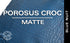 Porosus Crocodile - Matte - Farm Raised / Luxury Skins (25-29cm)