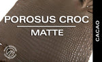 Porosus Crocodile - Matte - Farm Raised / Luxury Skins (35-39cm)