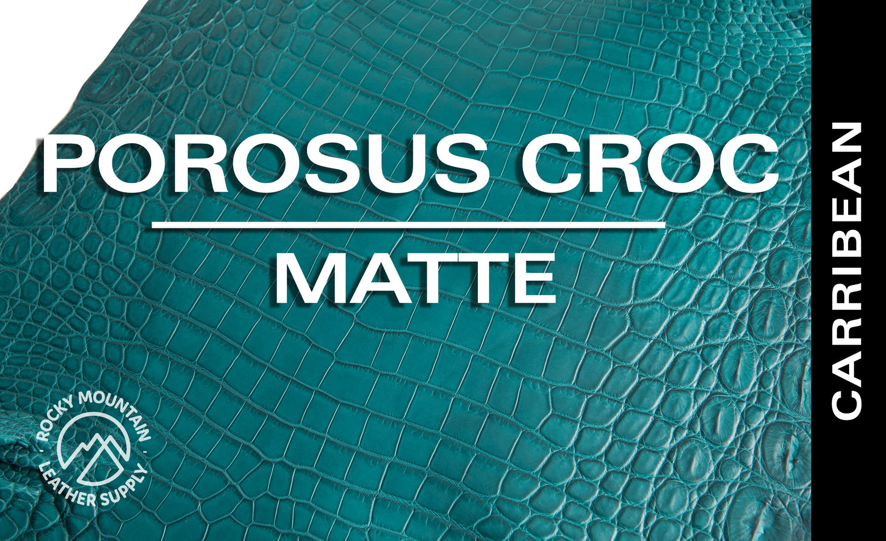 Porosus Crocodile - Matte - Farm Raised / Luxury Skins (35-39cm)
