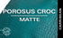 Porosus Crocodile - Matte - Farm Raised / Luxury Skins (25-29cm)