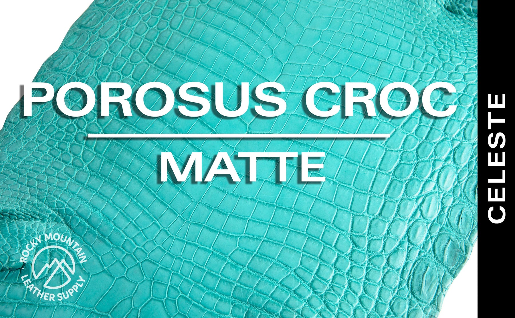 Porosus Crocodile - Matte - Farm Raised / Luxury Skins (30-34cm)