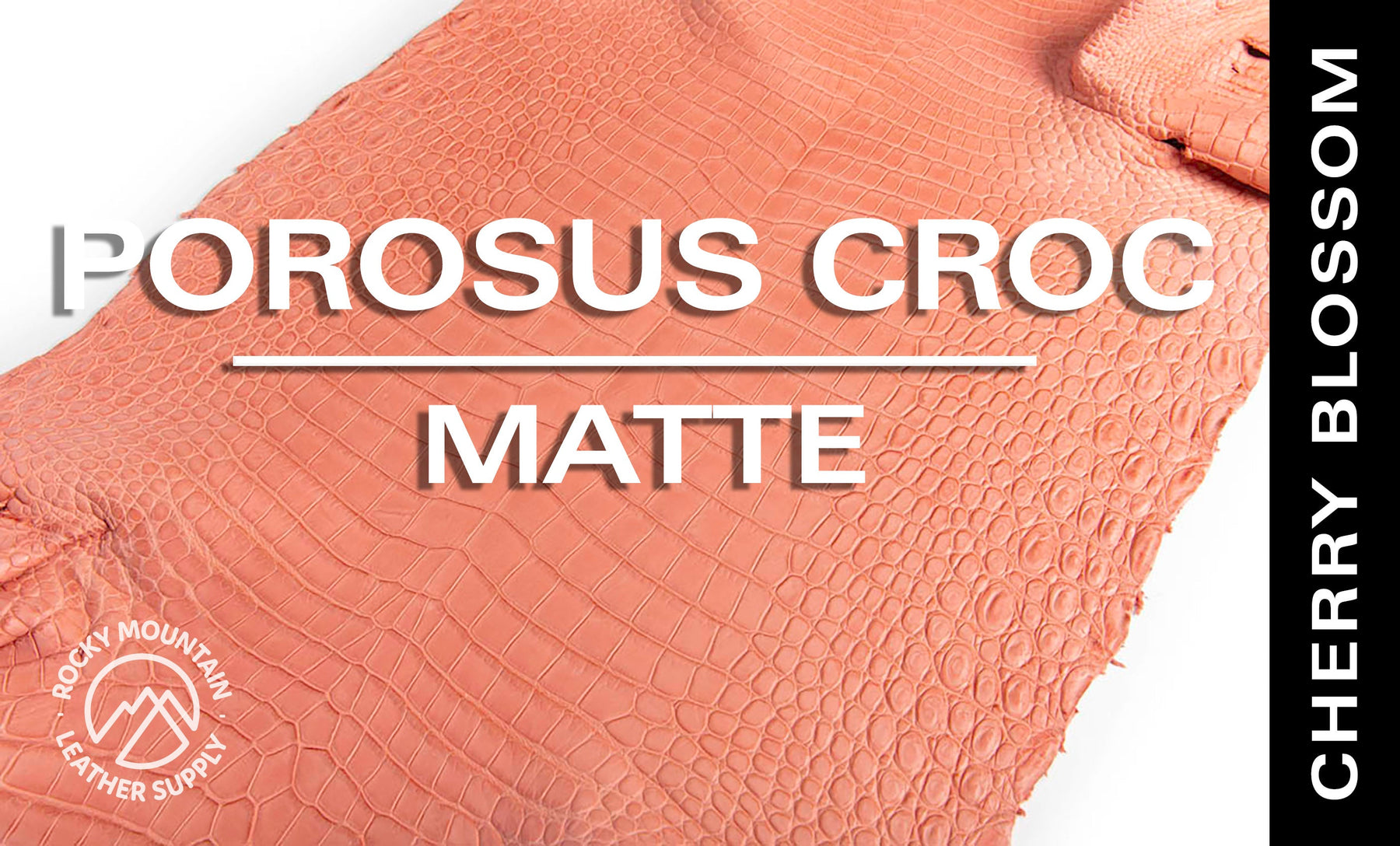 Porosus Crocodile - Matte - Farm Raised / Luxury Skins (35-39cm)