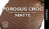 Porosus Crocodile - Matte - Farm Raised / Luxury Skins (25-29cm)