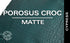 Porosus Crocodile - Matte - Farm Raised / Luxury Skins (35-39cm)