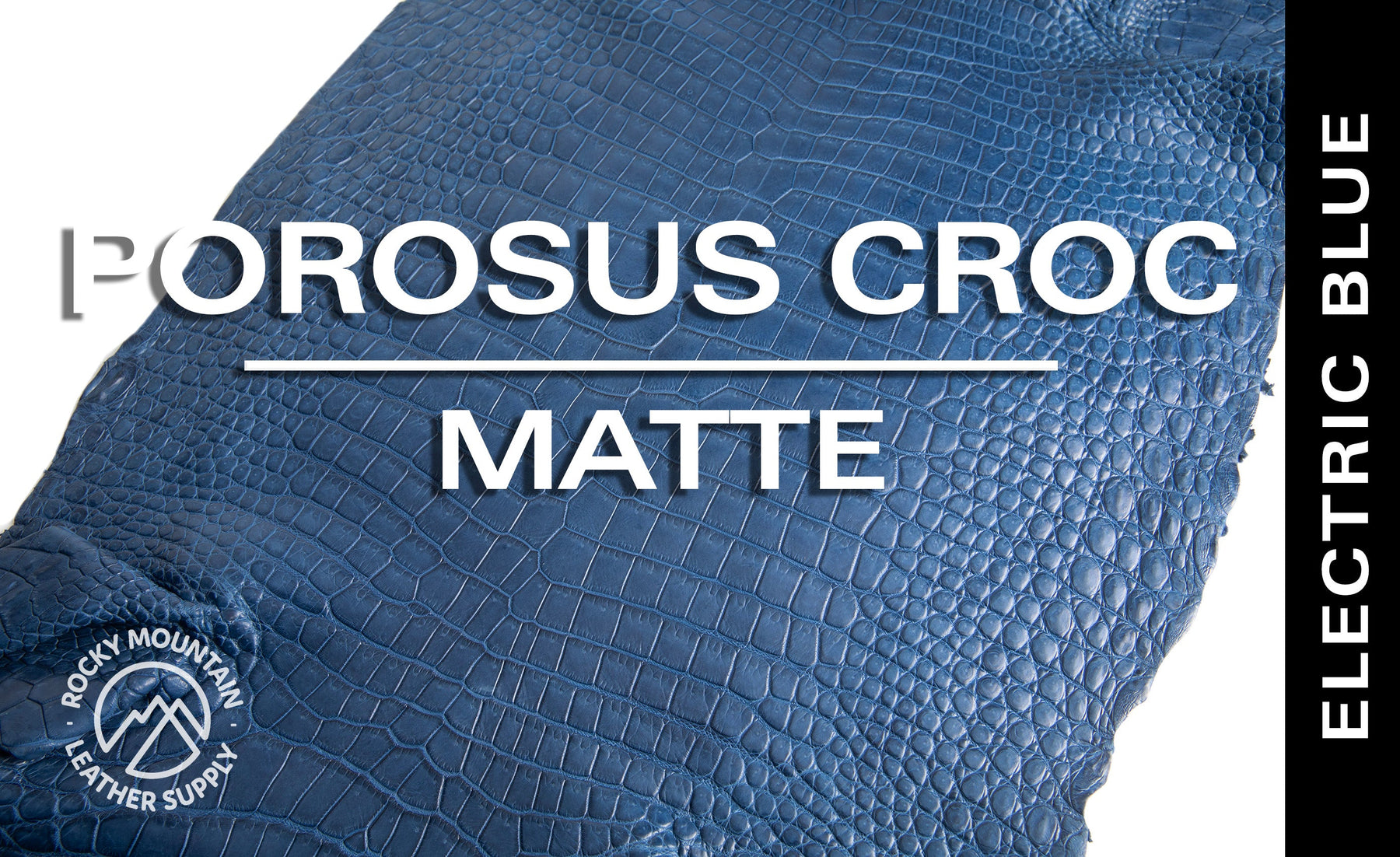 Porosus Crocodile - Matte - Farm Raised / Luxury Skins (35-39cm)
