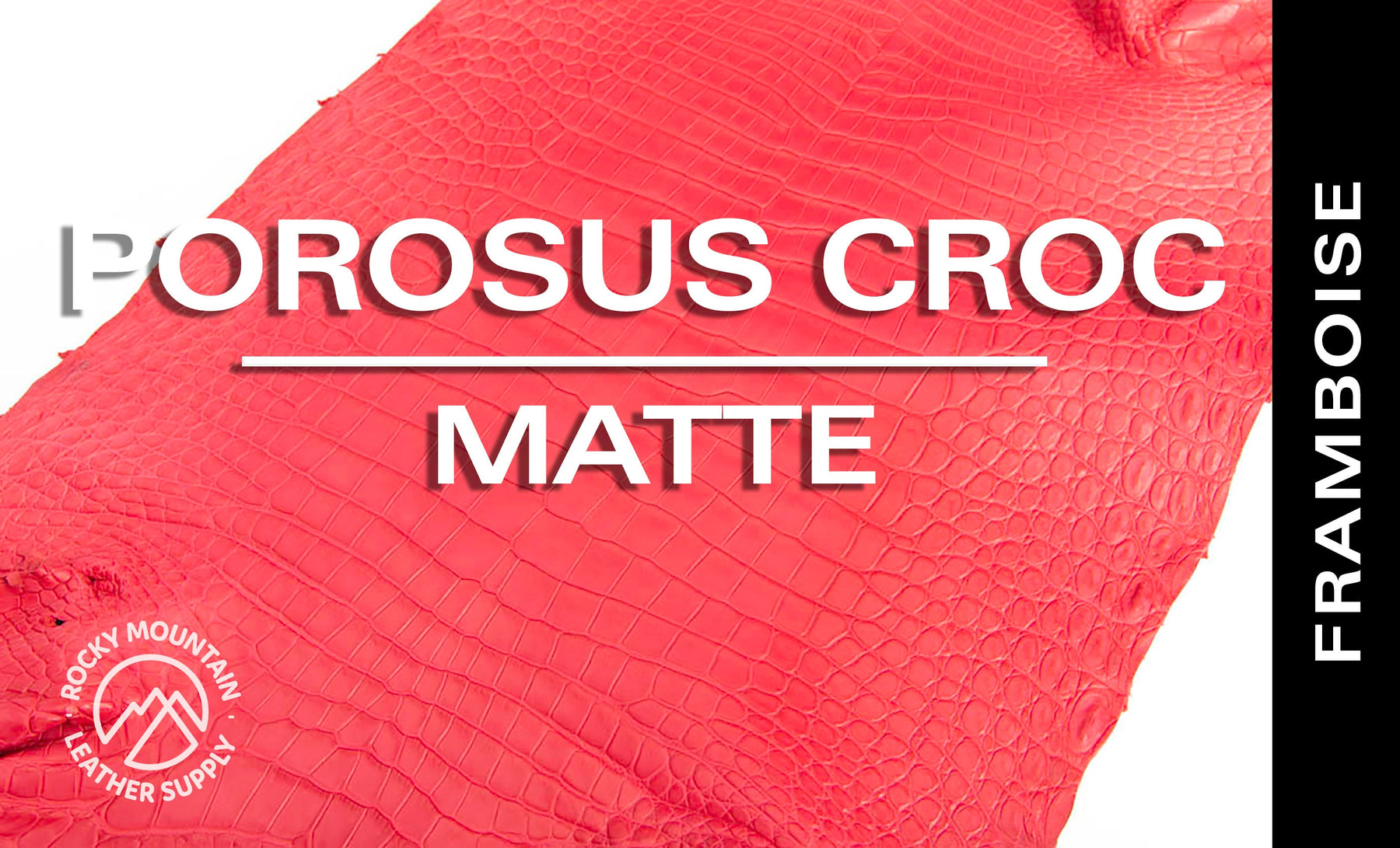 Porosus Crocodile - Matte - Farm Raised / Luxury Skins (35-39cm)