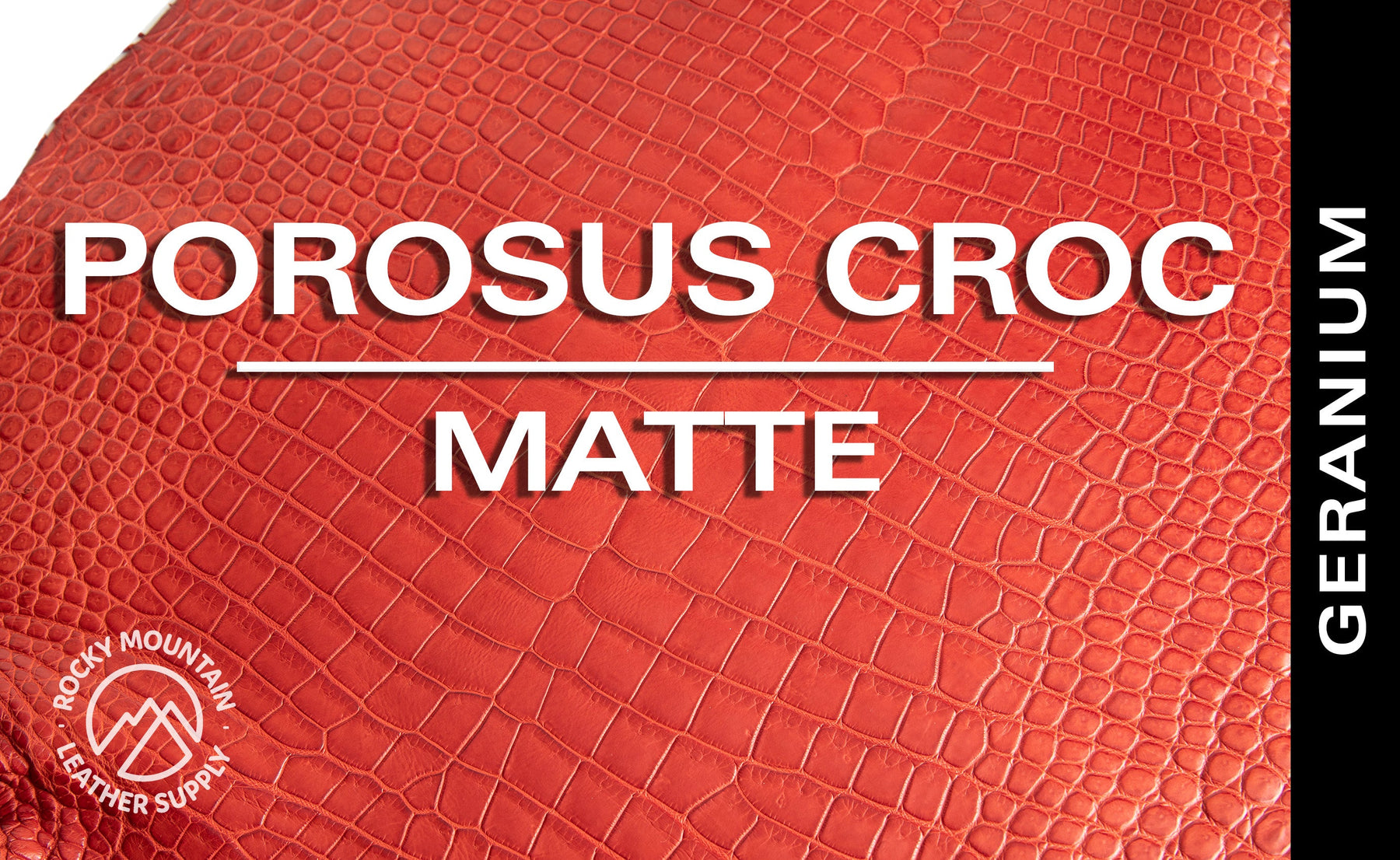 Porosus Crocodile - Matte - Farm Raised / Luxury Skins (35-39cm)