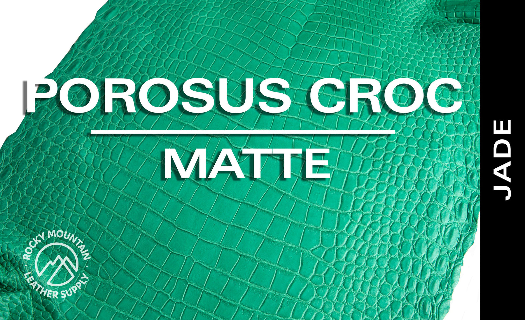 Porosus Crocodile - Matte - Farm Raised / Luxury Skins (35-39cm)