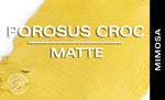 Porosus Crocodile - Matte - Farm Raised / Luxury Skins (35-39cm)