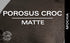Porosus Crocodile - Matte - Farm Raised / Luxury Skins (30-34cm)