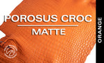Porosus Crocodile - Matte - Farm Raised / Luxury Skins (35-39cm)