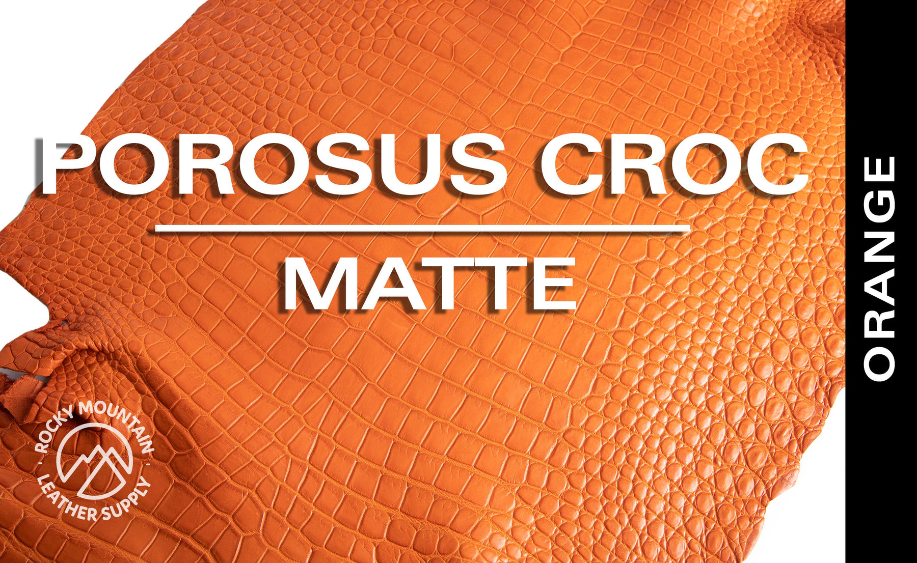 Porosus Crocodile - Matte - Farm Raised / Luxury Skins (35-39cm)