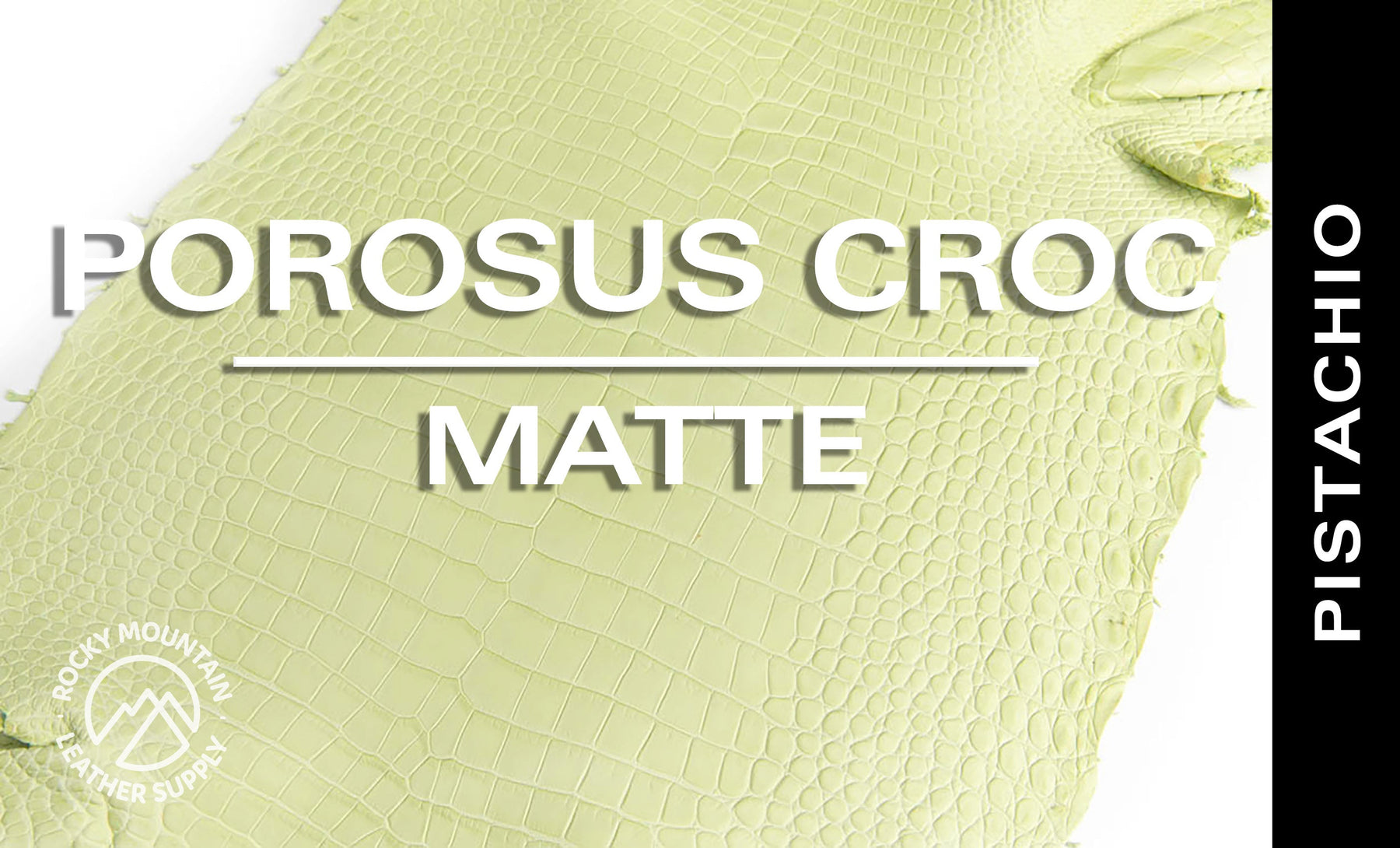 Porosus Crocodile - Matte - Farm Raised / Luxury Skins (35-39cm)
