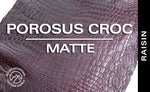 Porosus Crocodile - Matte - Farm Raised / Luxury Skins (35-39cm)