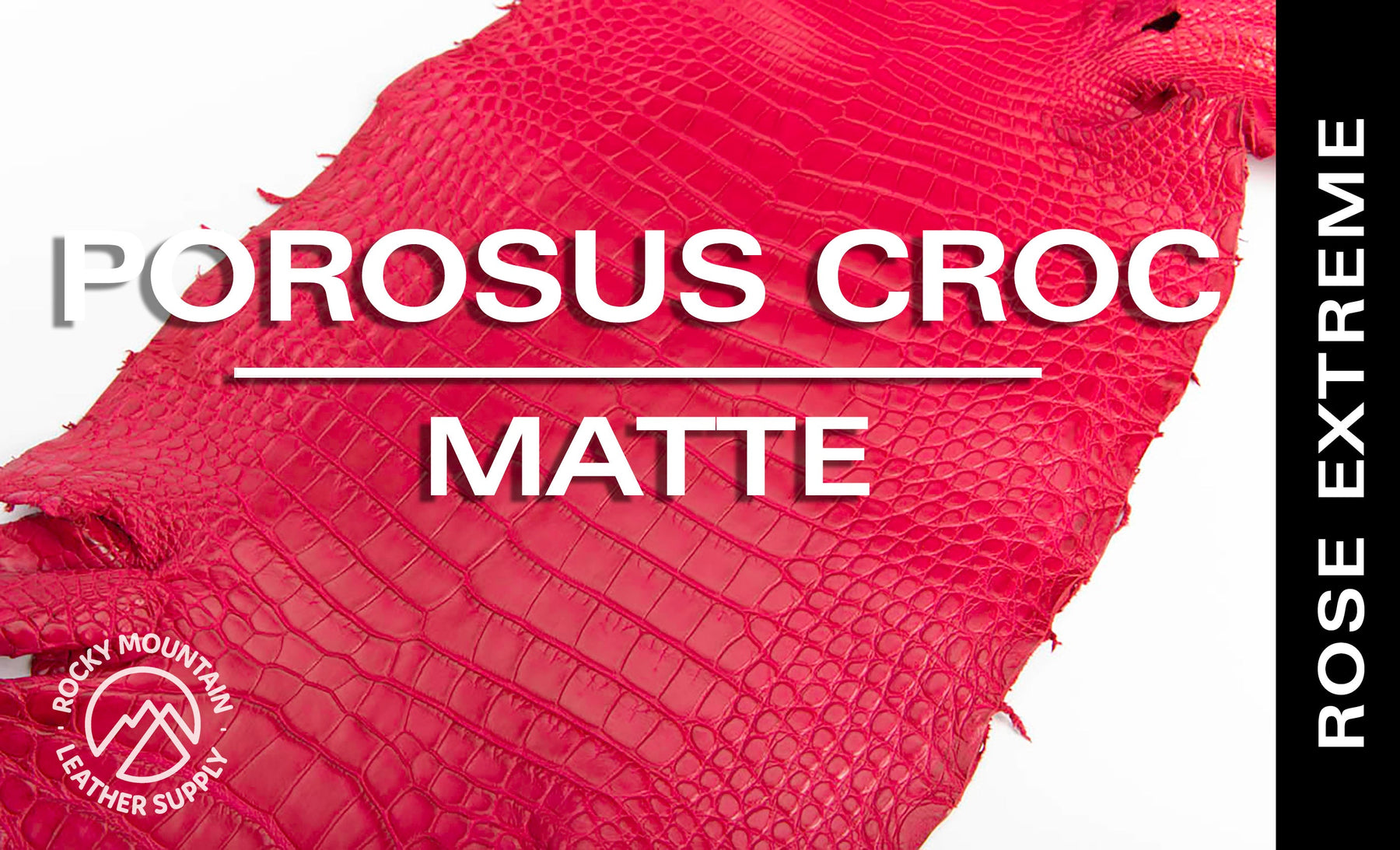Porosus Crocodile - Matte - Farm Raised / Luxury Skins (35-39cm)