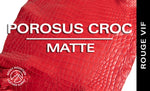 Porosus Crocodile - Matte - Farm Raised / Luxury Skins (35-39cm)