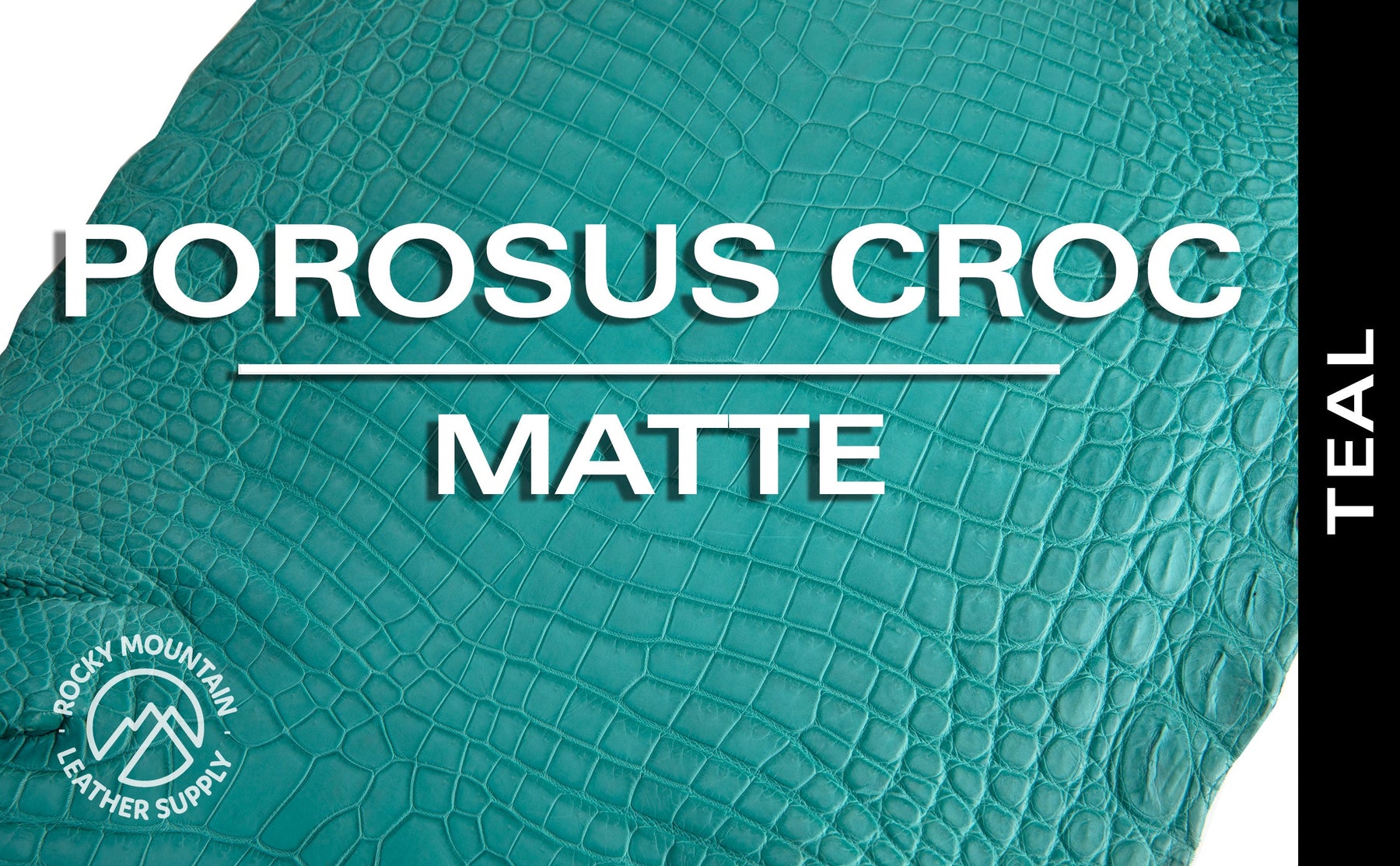 Porosus Crocodile - Matte - Farm Raised / Luxury Skins (35-39cm)