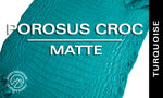 Porosus Crocodile - Matte - Farm Raised / Luxury Skins (35-39cm)