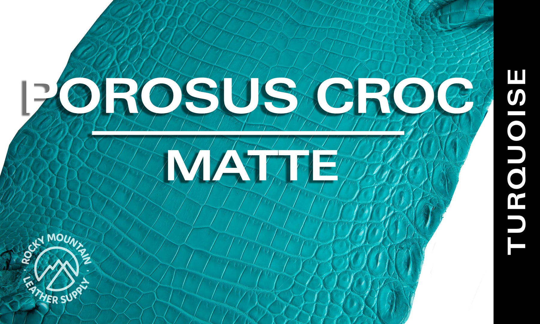 Porosus Crocodile - Matte - Farm Raised / Luxury Skins (35-39cm)