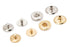 Prym - Premium "Hidden" Snaps - Segma / Spring / Glove Snaps (Solid Brass)