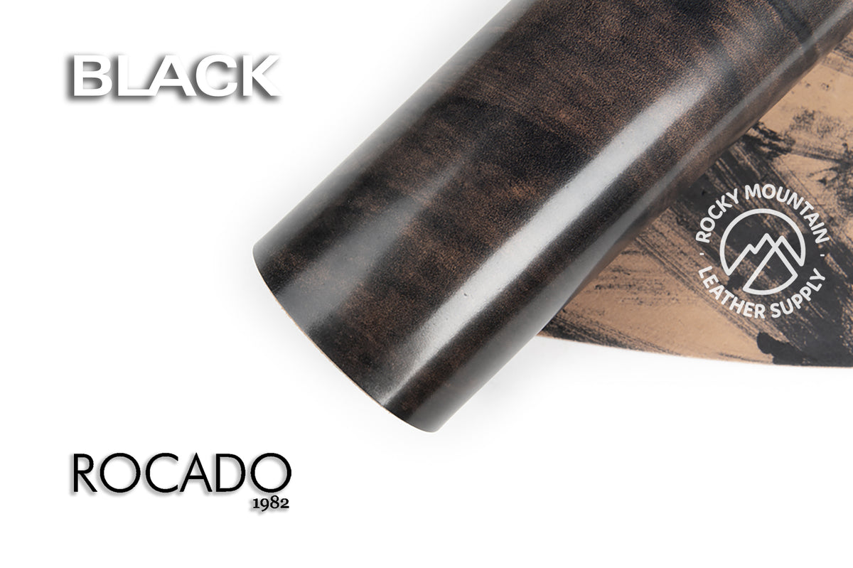 Rocado 🇮🇹 - "Marbled" Shell Cordovan - Veg Tanned (Black)