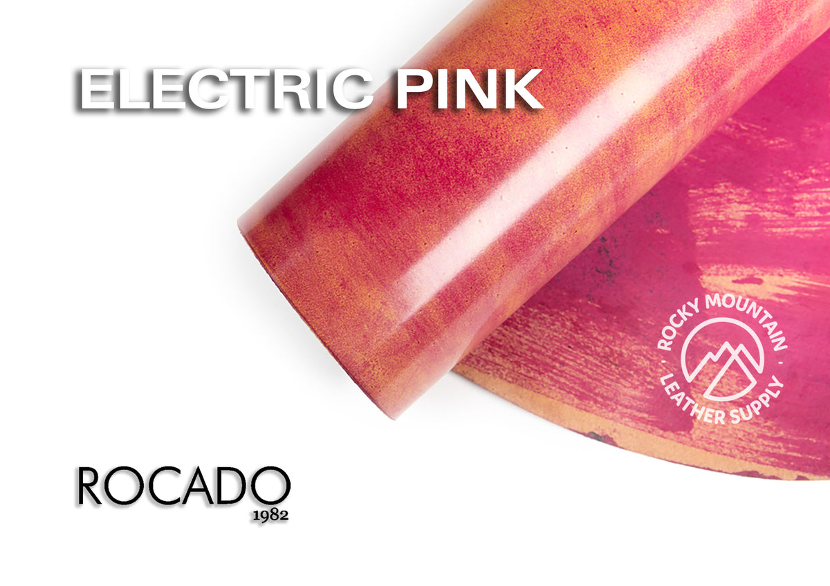 Rocado 🇮🇹 - "Marbled" Shell Cordovan - Veg Tanned (Electric Pink)