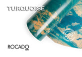 Rocado 🇮🇹 - "Marbled" Shell Cordovan - Veg Tanned (Turquoise)