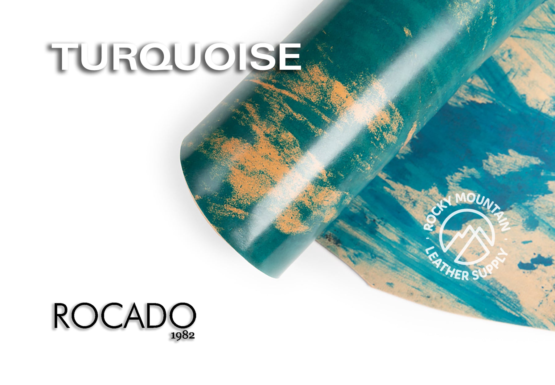 Rocado 🇮🇹 - "Marbled" Shell Cordovan - Veg Tanned (Turquoise)