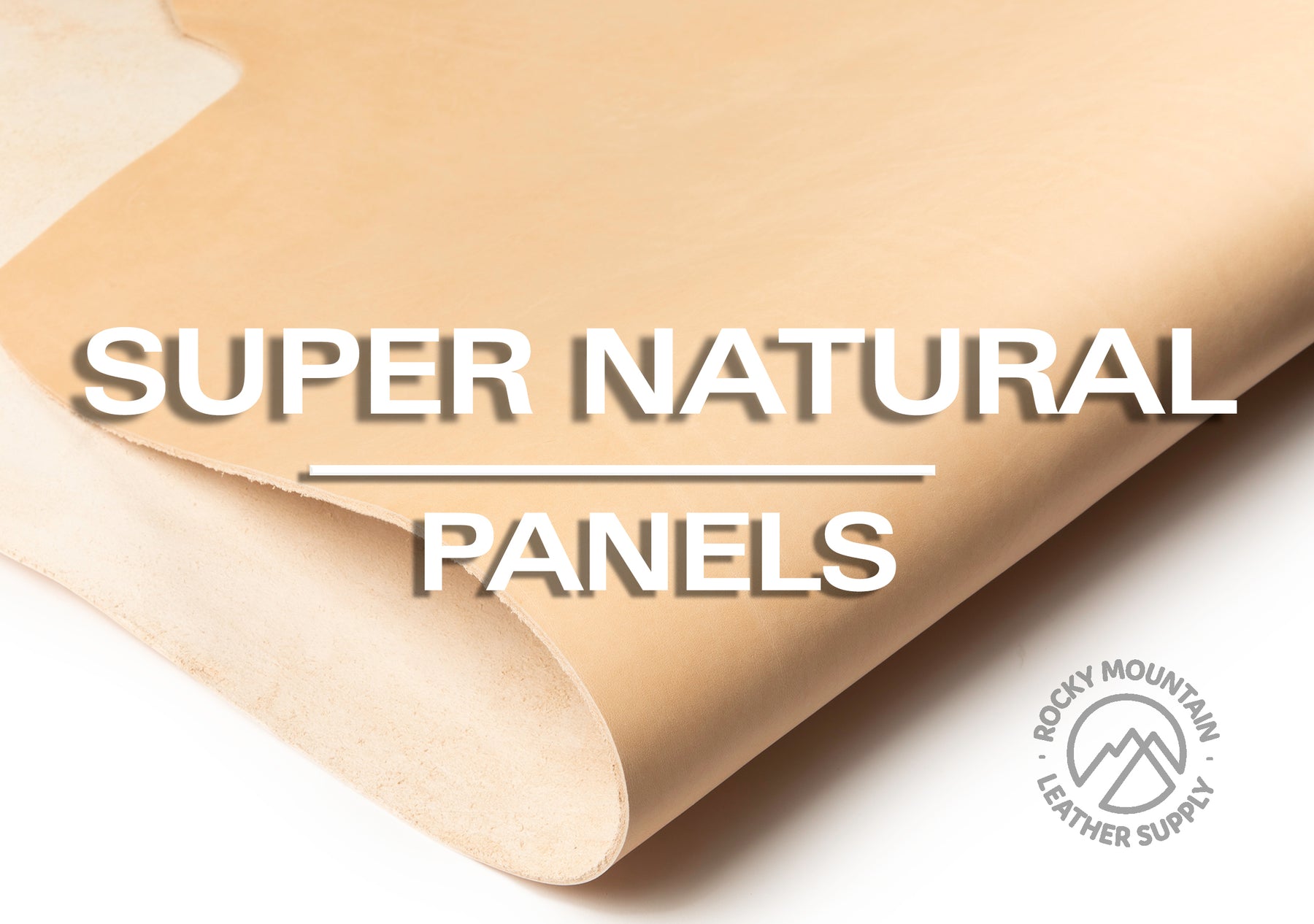 Vachetta Leather Luxury Natural Veg Tan Leather (12x12 Panels)