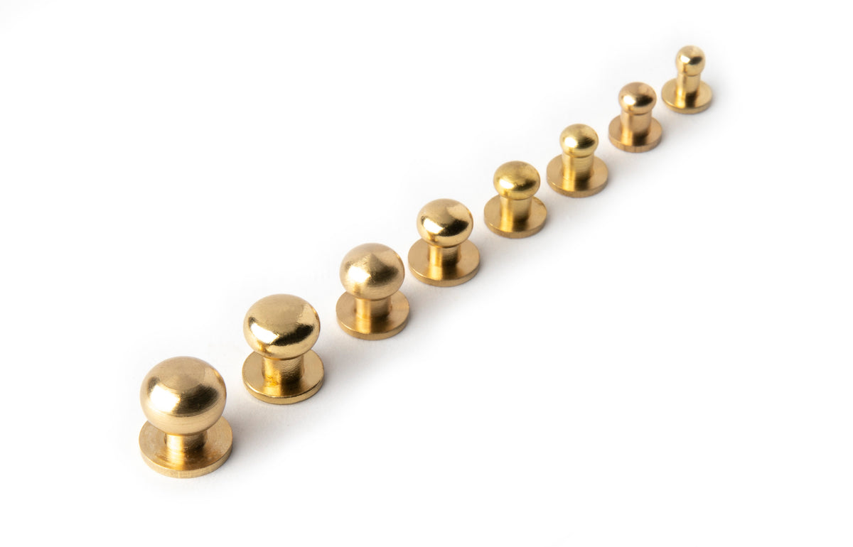 Button Studs (Solid Brass)