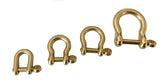 Japanese "Shackle" Hardware - (Solid Brass)