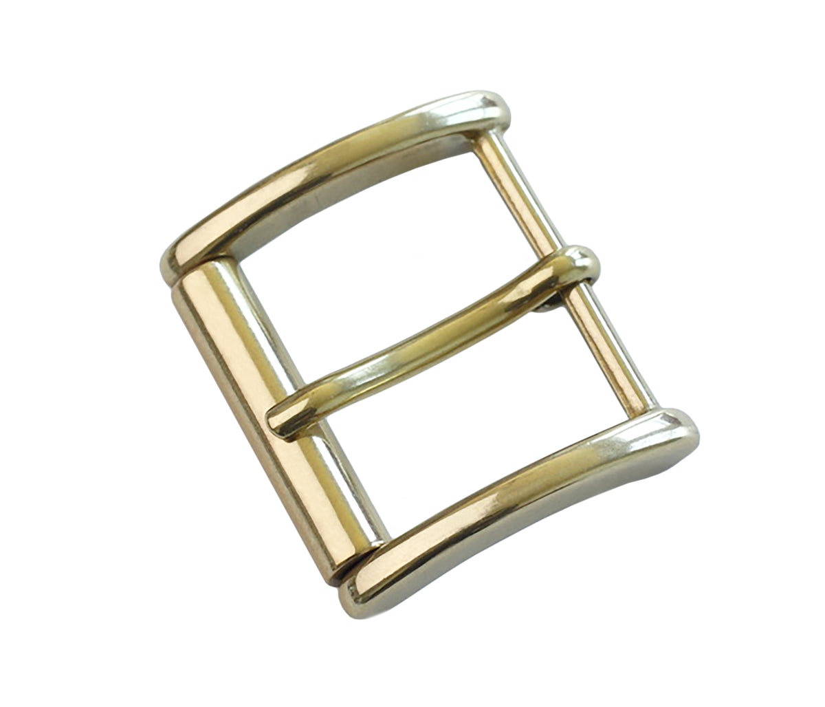 Italian - "Traveller" Roller Belt Buckle (Solid Brass)