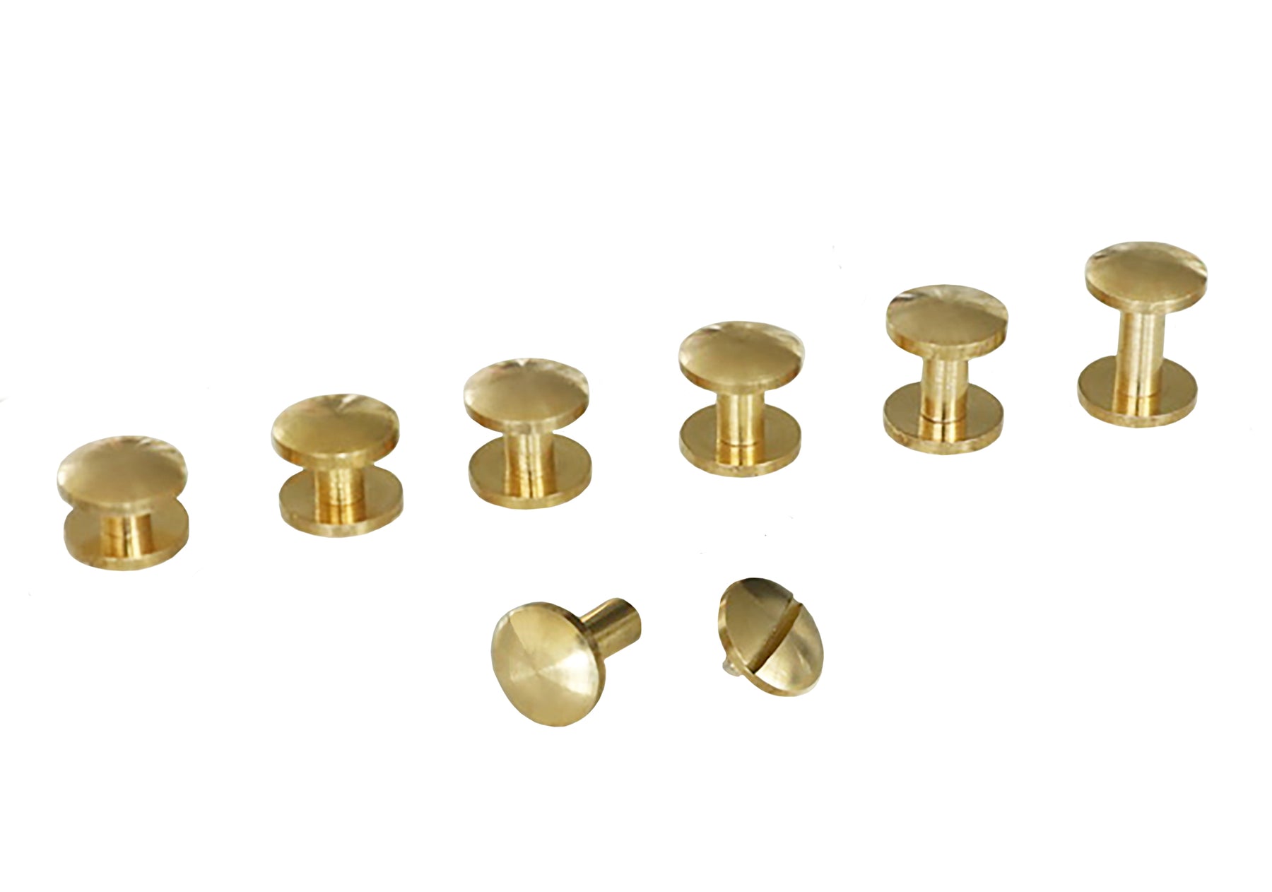 Chicago Screws 1/4 Solid Brass (10 Pack) 124166