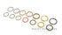 Split Key Rings - 8 Colors
