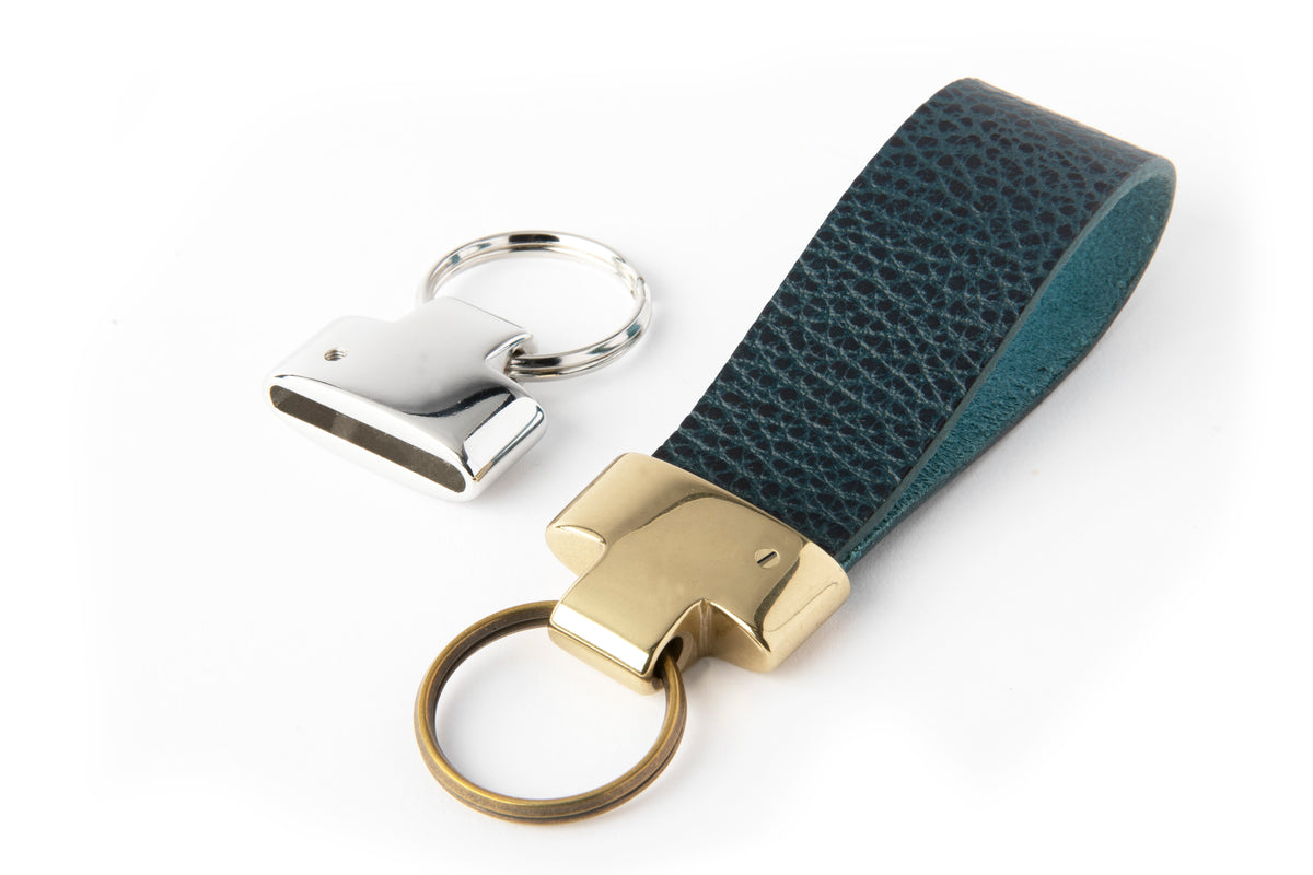 Italian Loop Key Lanyard Hardware (Solid Brass)