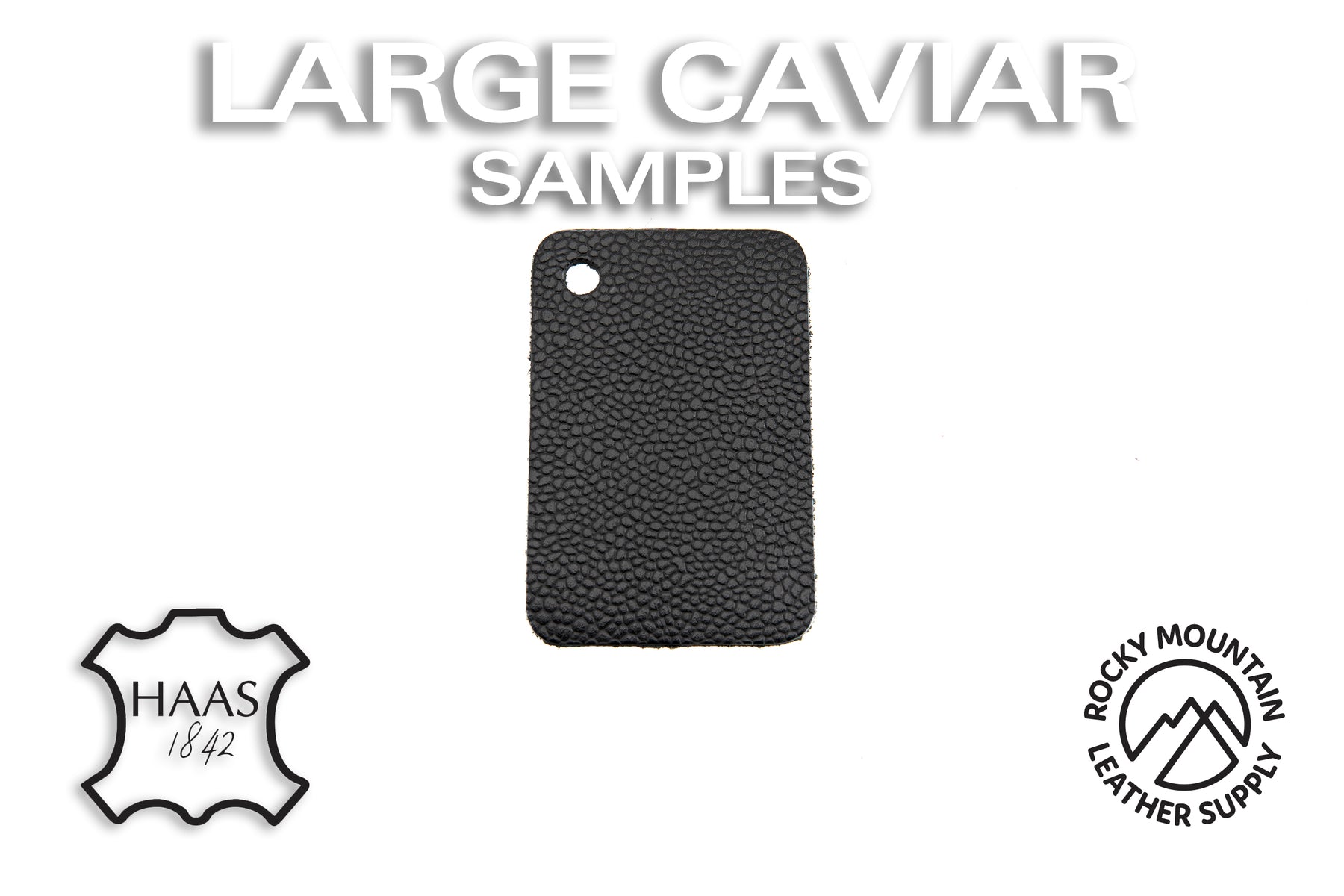 Tanneries Haas 🇫🇷 - Caviar (Large)- Luxury Calfskin Leather (SAMPLES)