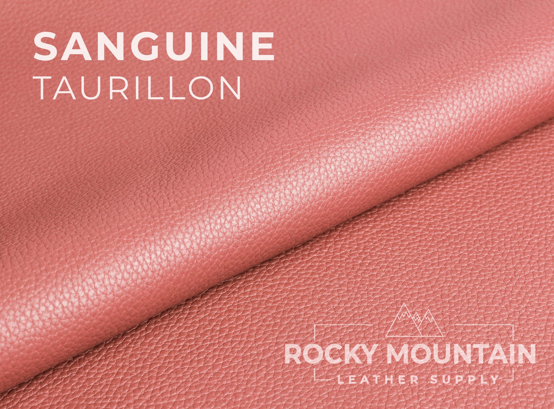 Taurillon - Luxury Handbag Large Pebbled Young Bull Leather (HIDES) Sanguine - Full Hide - Large (20-22 Sqft) by Rocky Mountain Leather Supply